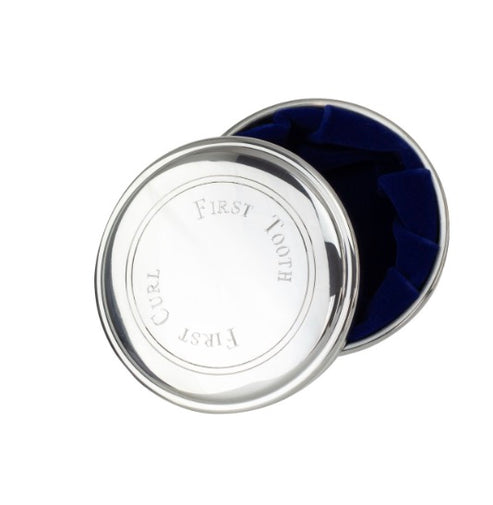 Pewter First Tooth/First Curl Box