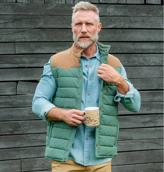 Jackson Vest- Forest Green