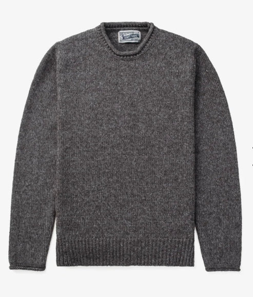 MIDWEIGHT TRI BLEND CREWNECK COLLAR SWEATER