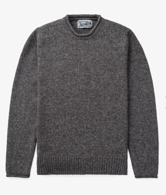 MIDWEIGHT TRI BLEND CREWNECK COLLAR SWEATER