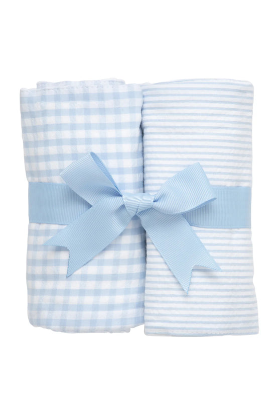 Set of Two Burps, Blue Basics