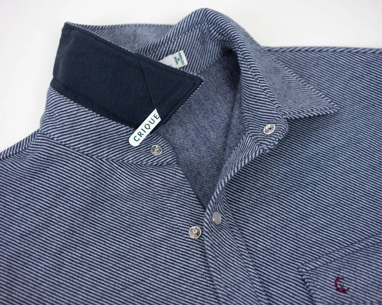 Chill Knit Pearl Snap Navy