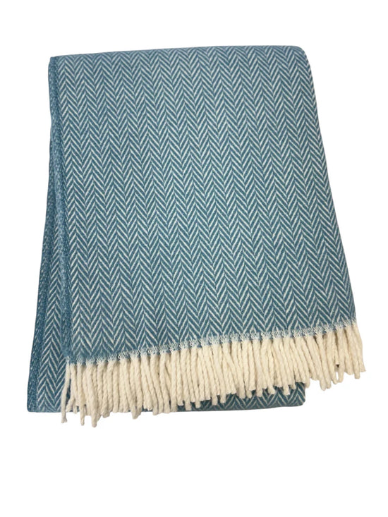 Herringbone Plush Throw
