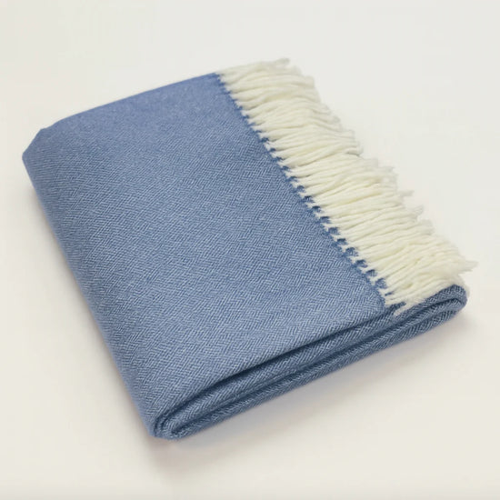 Fringed Herringbone Throw