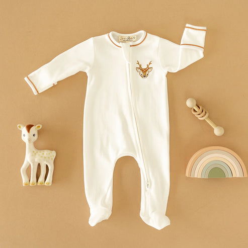Luna & Arlo Buckhead Zip Footie
