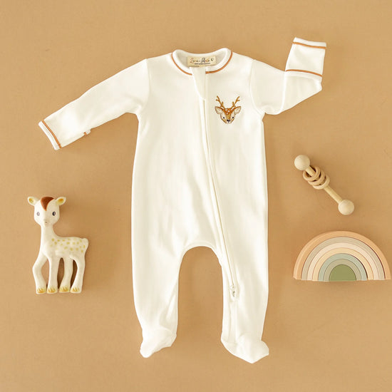 Luna & Arlo Buckhead Zip Footie