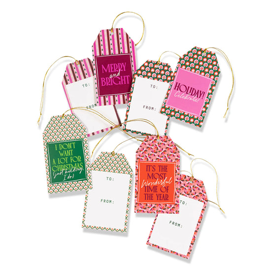 Holiday Classic Gift Tags- Set of 8
