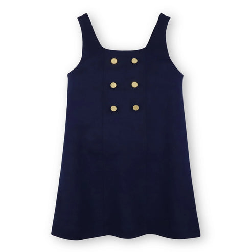 Girl’s Navy Ponte Jumper