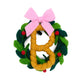 Initial Wreath Ornament