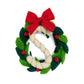 Initial Wreath Ornament