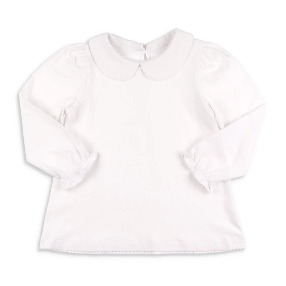 Girls Long Sleeve Collared Shirt