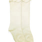 Ruffle Knee High Sock