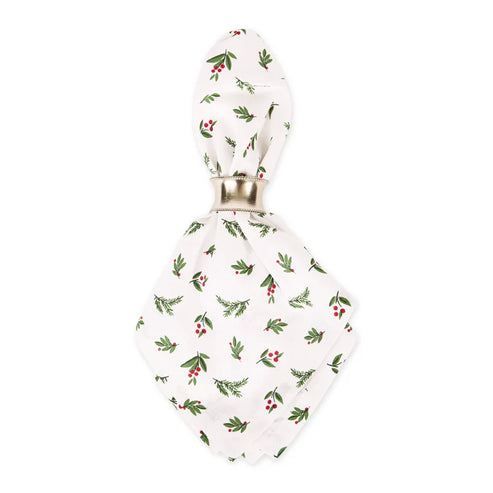 Holiday Berry Sprig Napkin