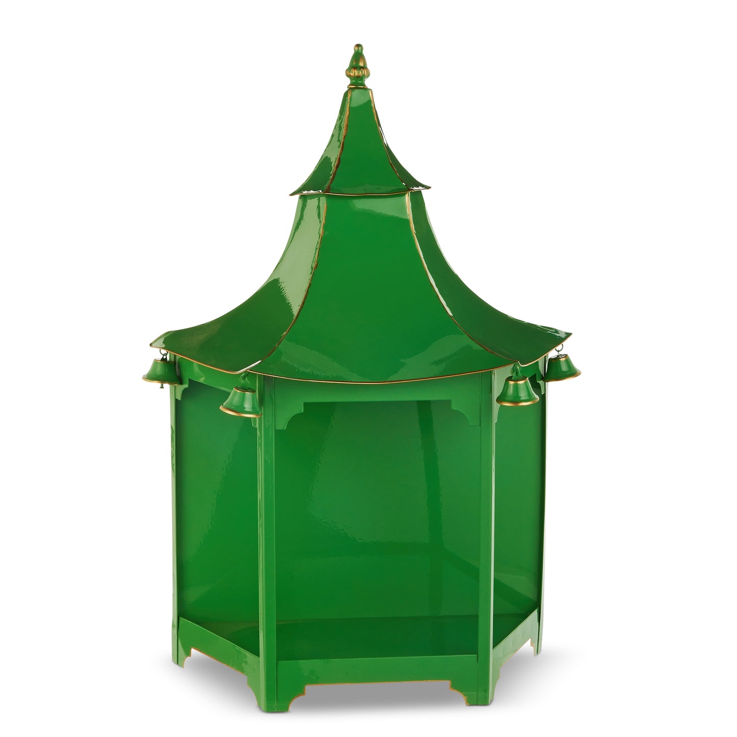 24” Green Pagoda Wall Lantern
