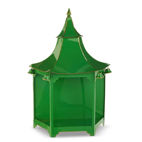 24” Green Pagoda Wall Lantern