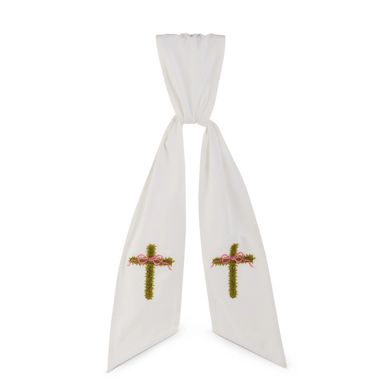 60” Cross Wreath Sash