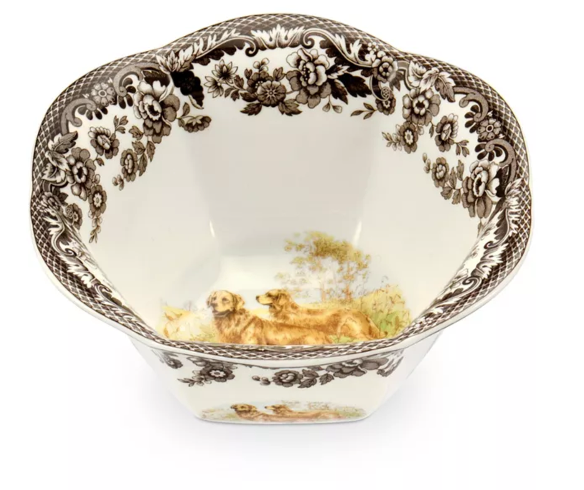 Golden Retriever Nut Bowl