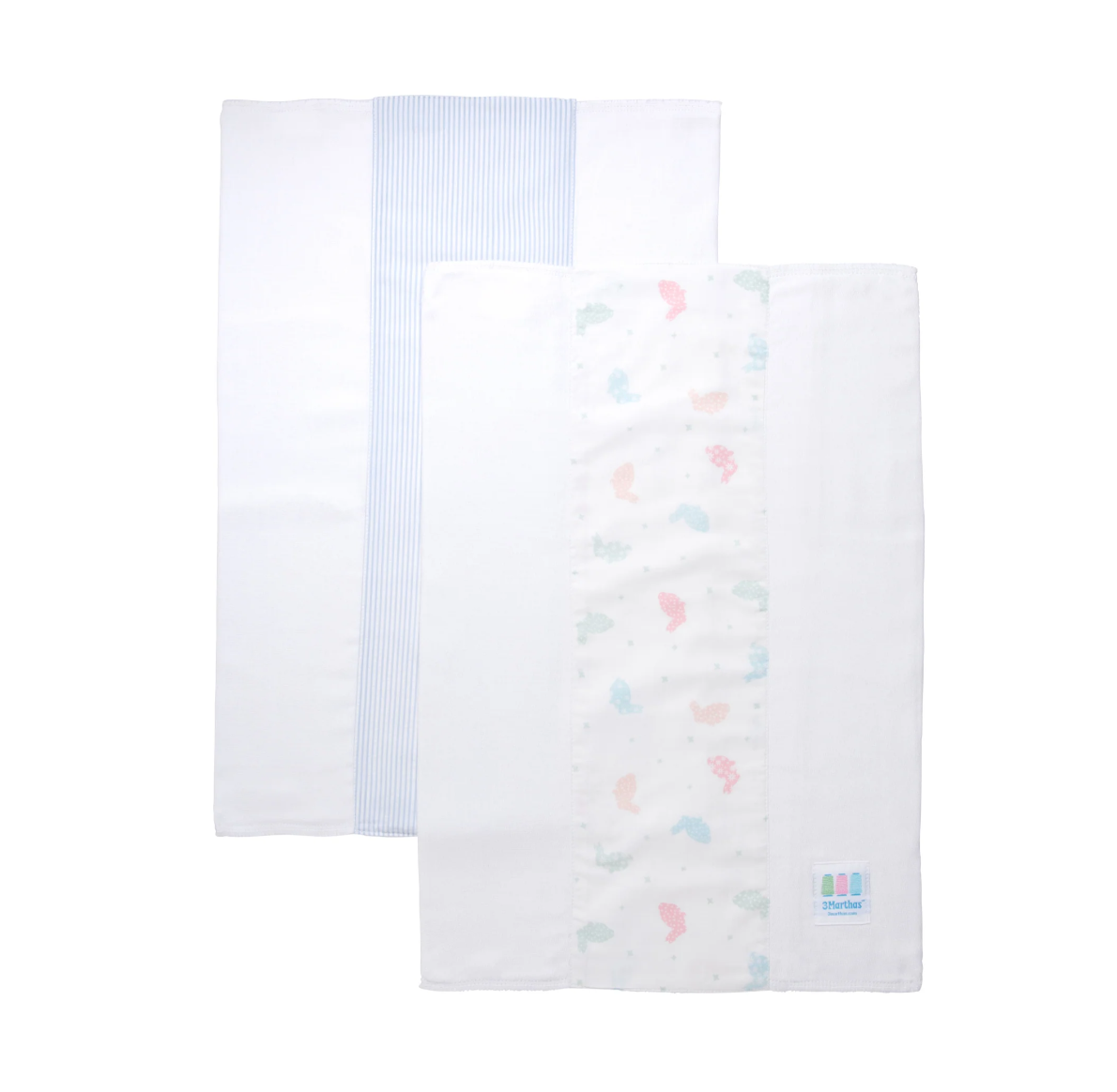 Bunny Set of 2 Burp Cloths