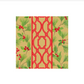 Knots and Greenery Gold Napkin