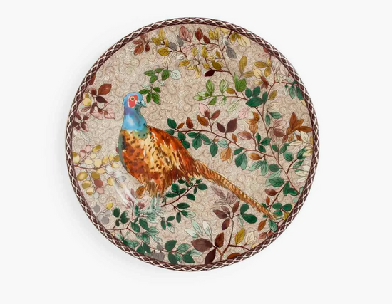Pheasant Accent Plate 8"