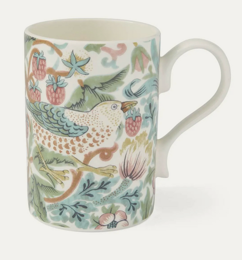 Morris & Co. Strawberry Thief Mug