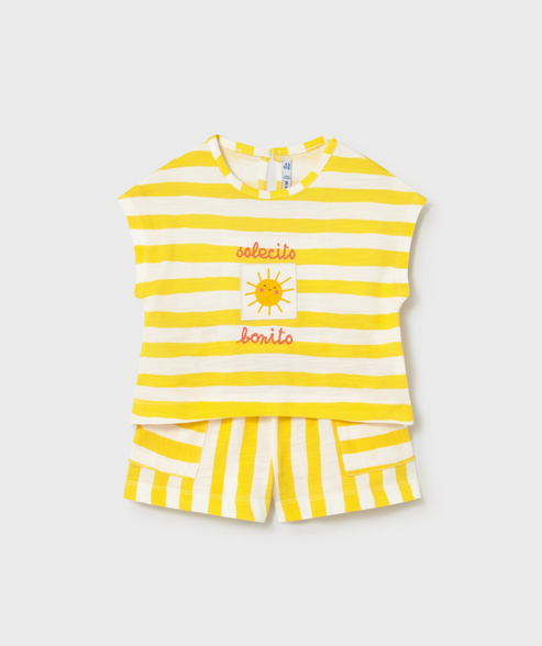 Mayoral Girls Knit Short Set