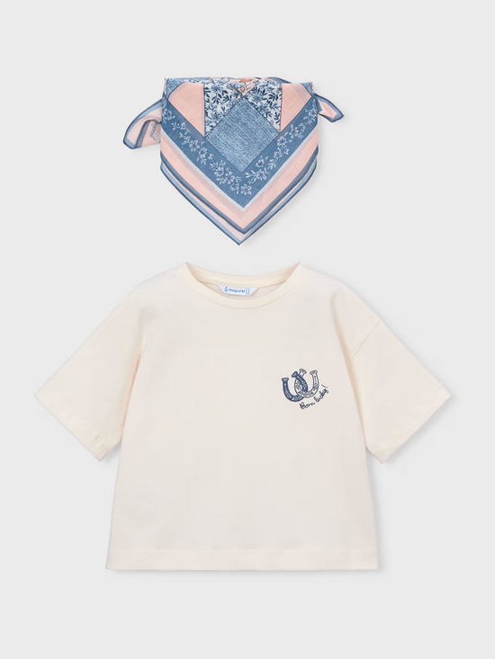Mayoral Printed T-Shirt with Bandana