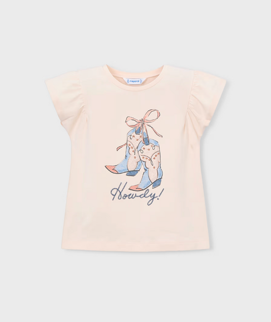 Mayoral Cowgirl Boot T-Shirt