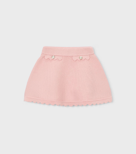 Mayoral Knit Scalloped Skirt