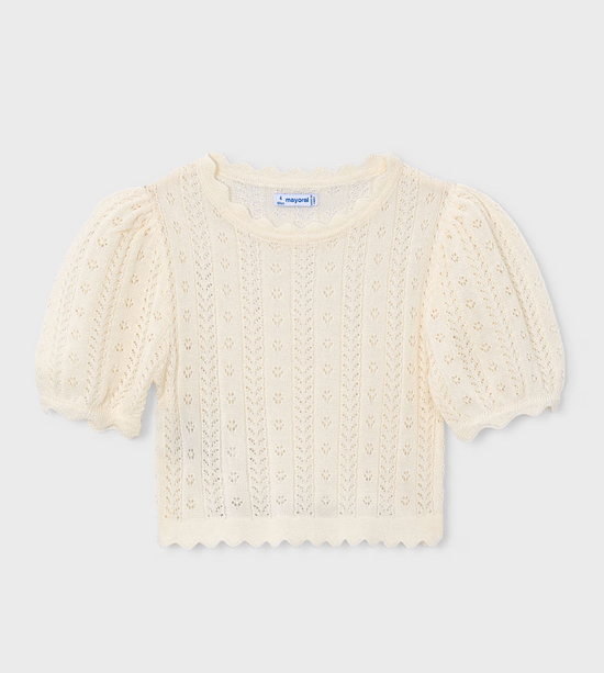 Mayoral Knit Crop Top