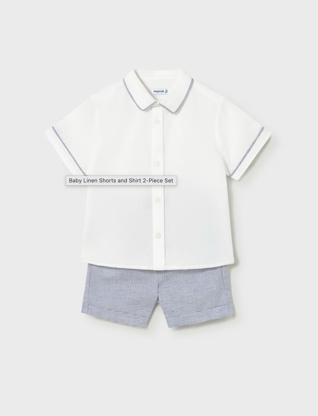 Mayoral Blue Boys Knit Set