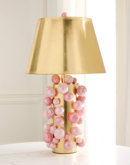 Pink Bubbles Table Lamp
