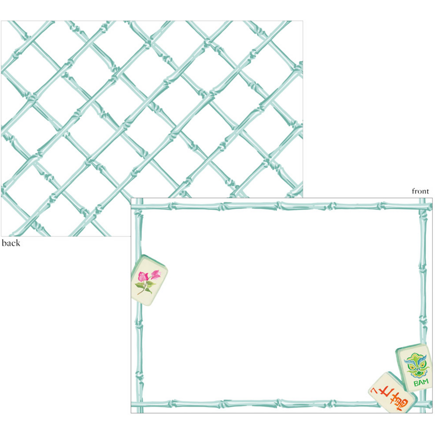 Mahjong Correspondence Cards
