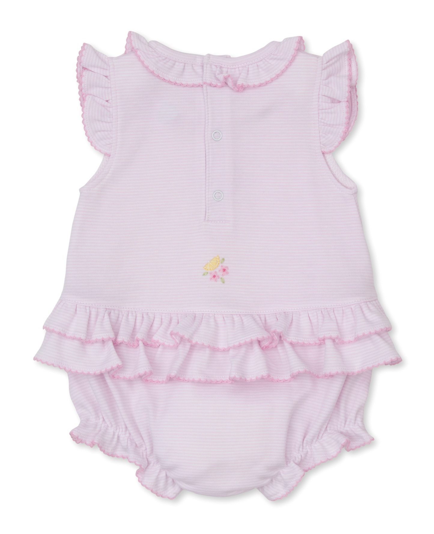 Lemon Embroidered Bubble