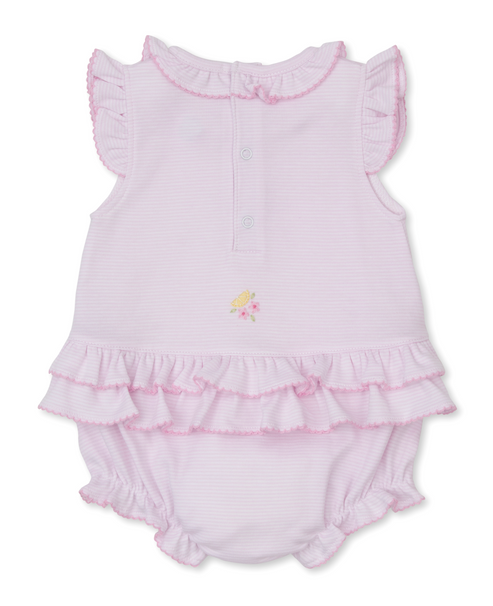Lemon Embroidered Bubble