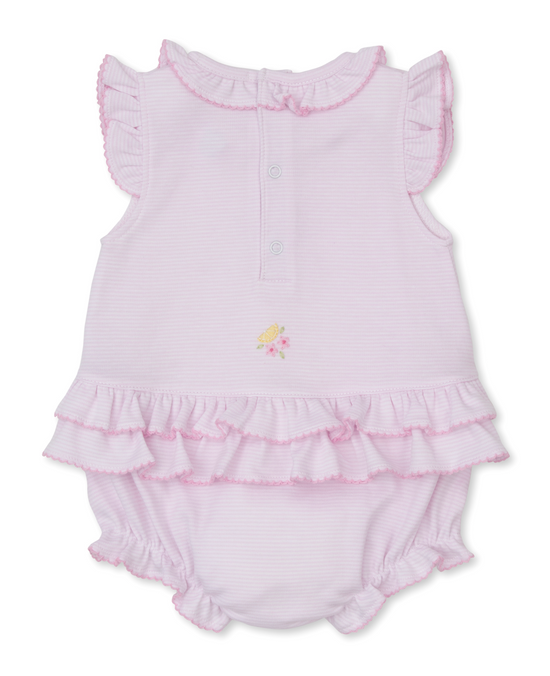 Lemon Embroidered Bubble