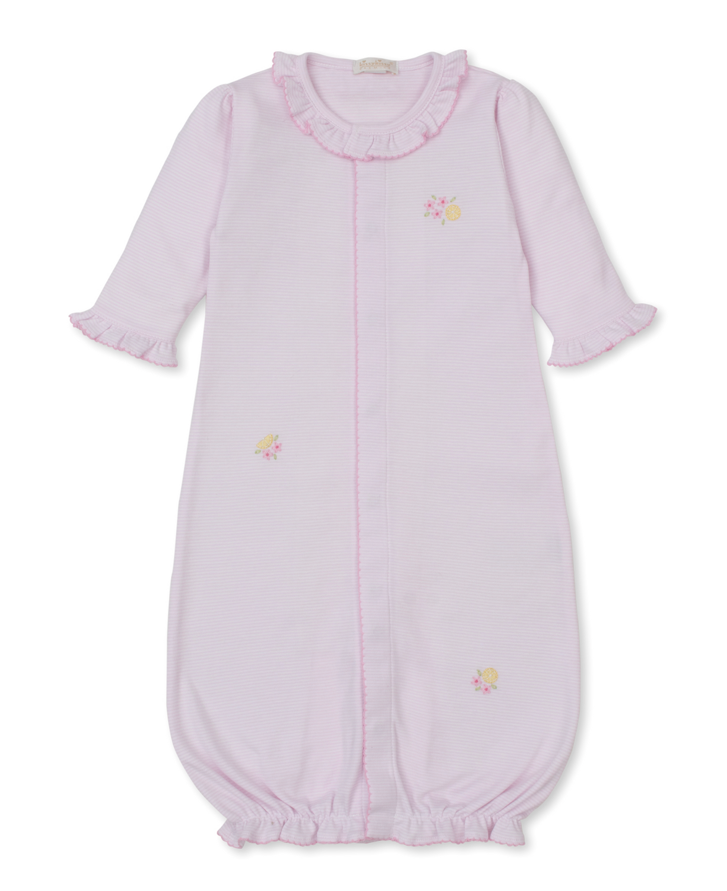 Converter Gown with Hand Embroidered Lemons