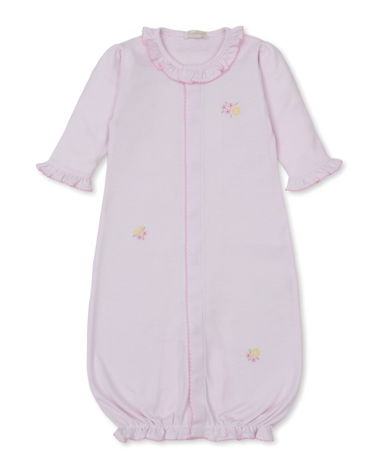 Converter Gown with Hand Embroidered Lemons