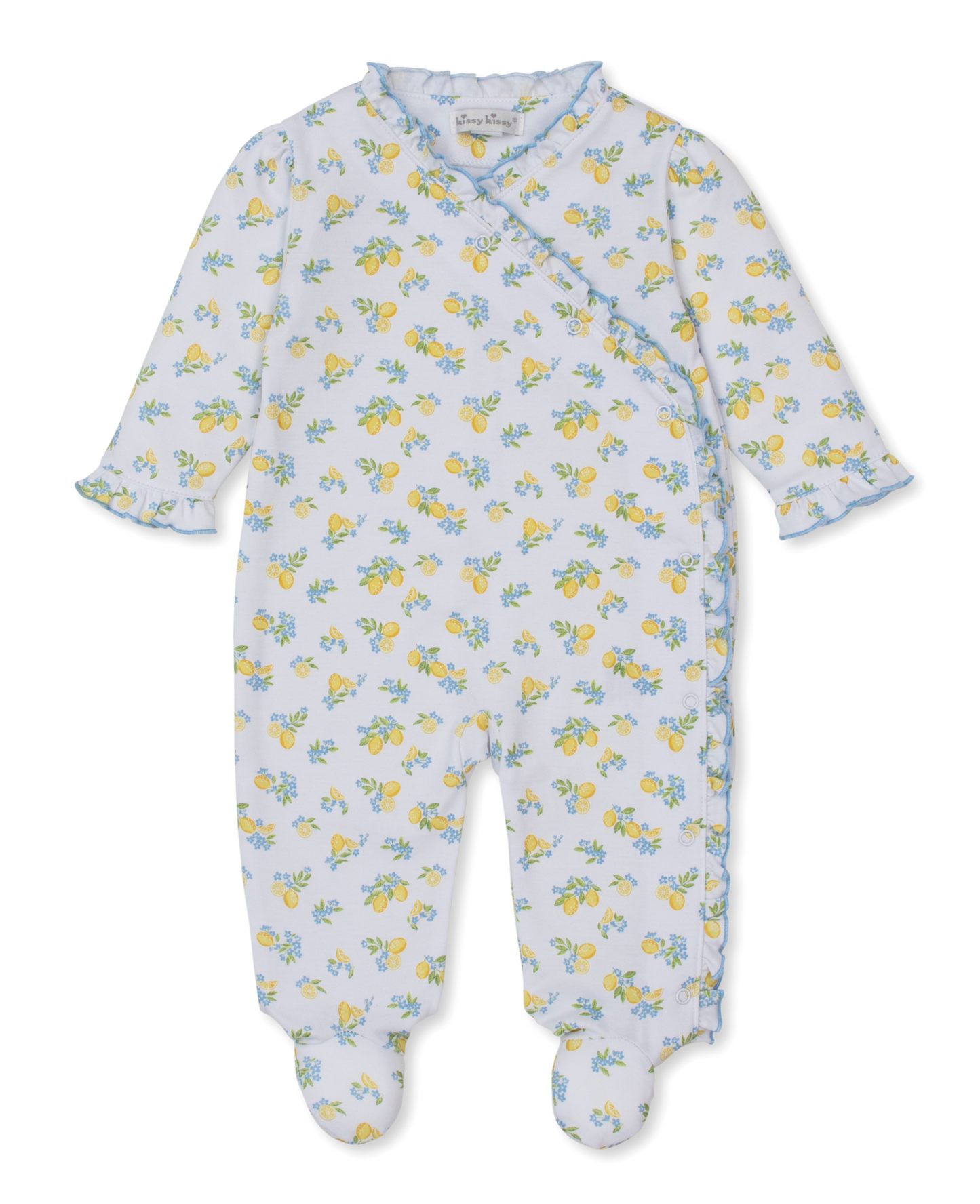 Ruffle Lemon Footies