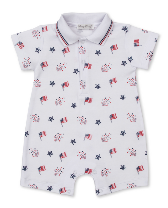 Star Spangled Short Playsuit