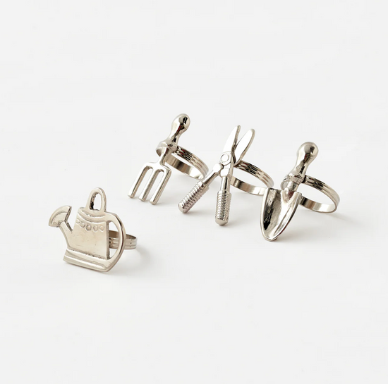 Garden Tool Napkin Ring in Assorted Styles