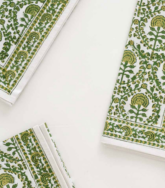 Caroline Green Napkins set of 4
