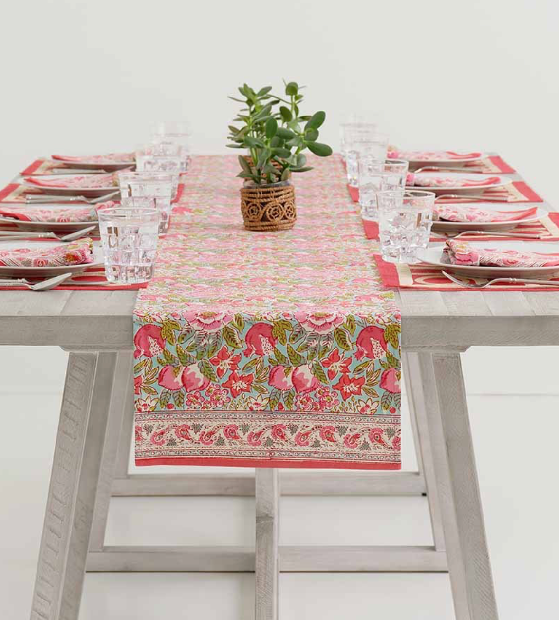 Wildflower Garden Table Runner