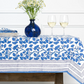 Ginkgo Blue Tablecloth