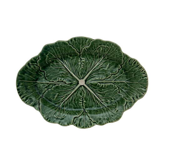 Bordallo Pinheiro Cabbage Small Oval Platter