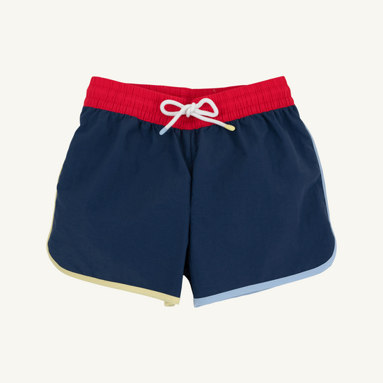 Nantucket Navy/Richmond Red Tanner Trunks