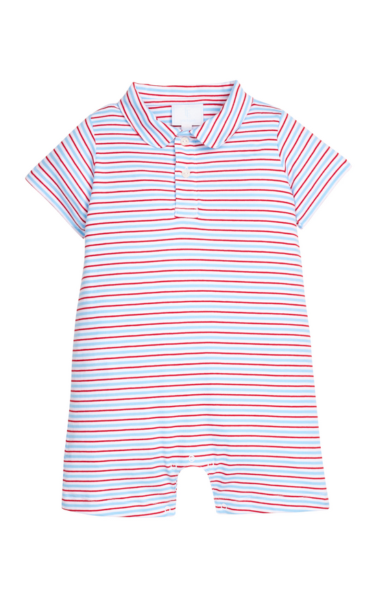 Little English Peter Pan Polo Romper