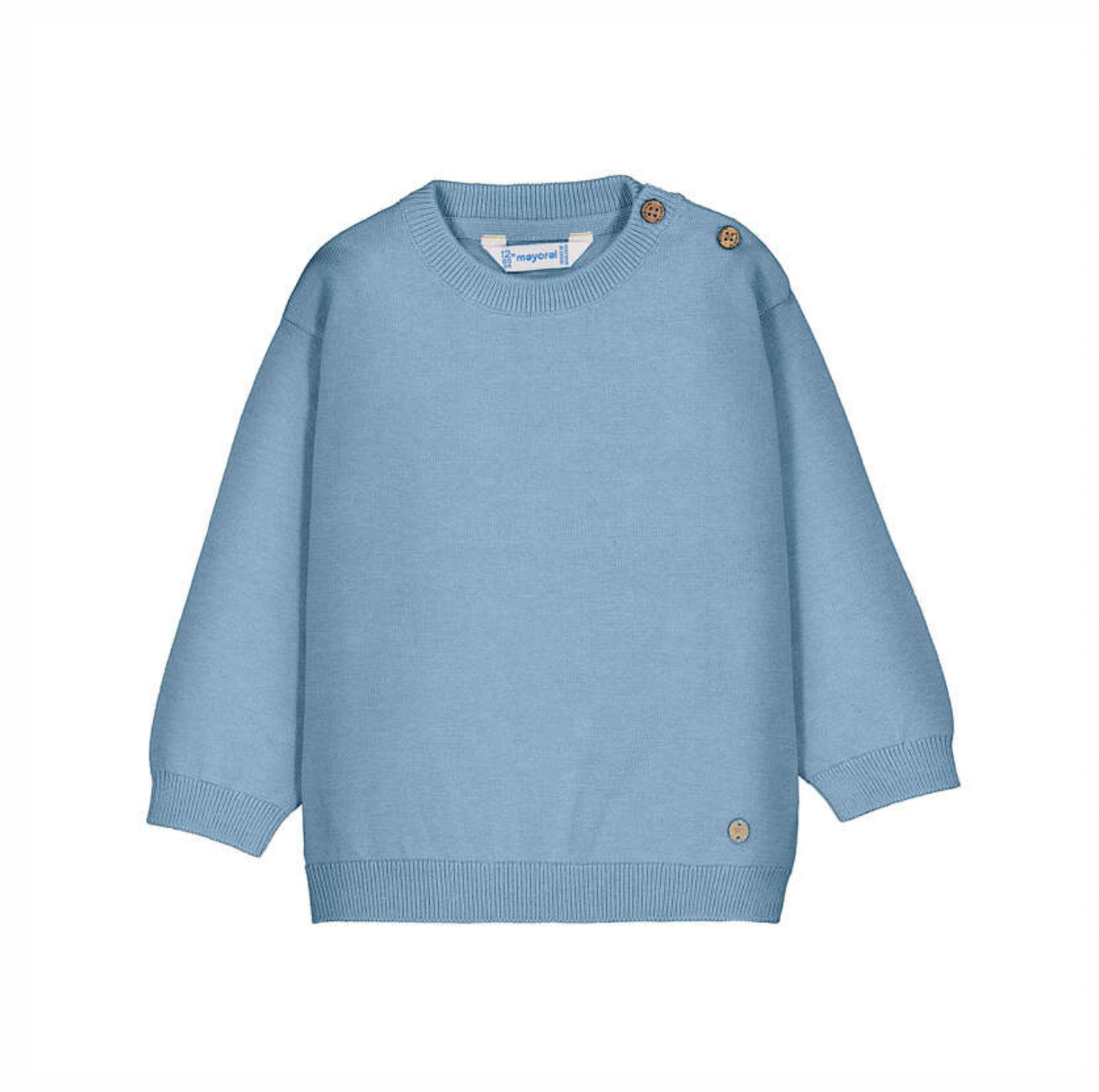 Mayoral Basic Cotton Sweater with Buttons