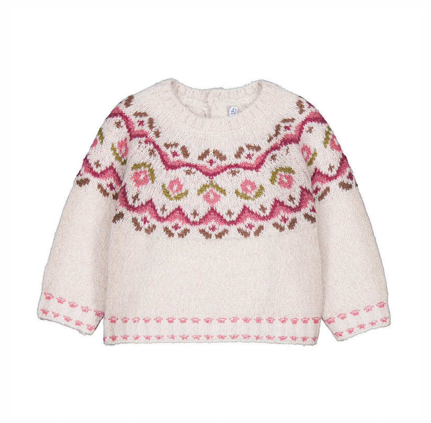 Mayoral Little Girls Jacquard Sweater