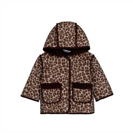 Mayoral Little Girls Leopard Coat